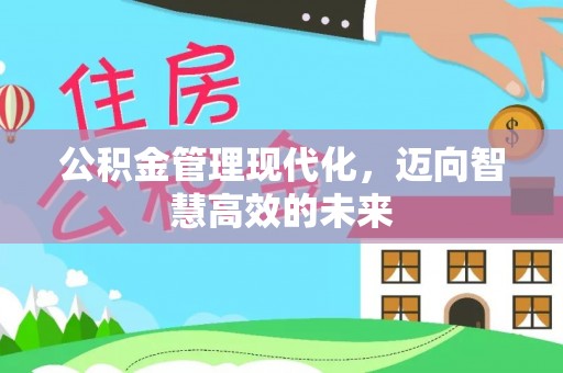 大同公积金管理现代化，迈向智慧高效的未来